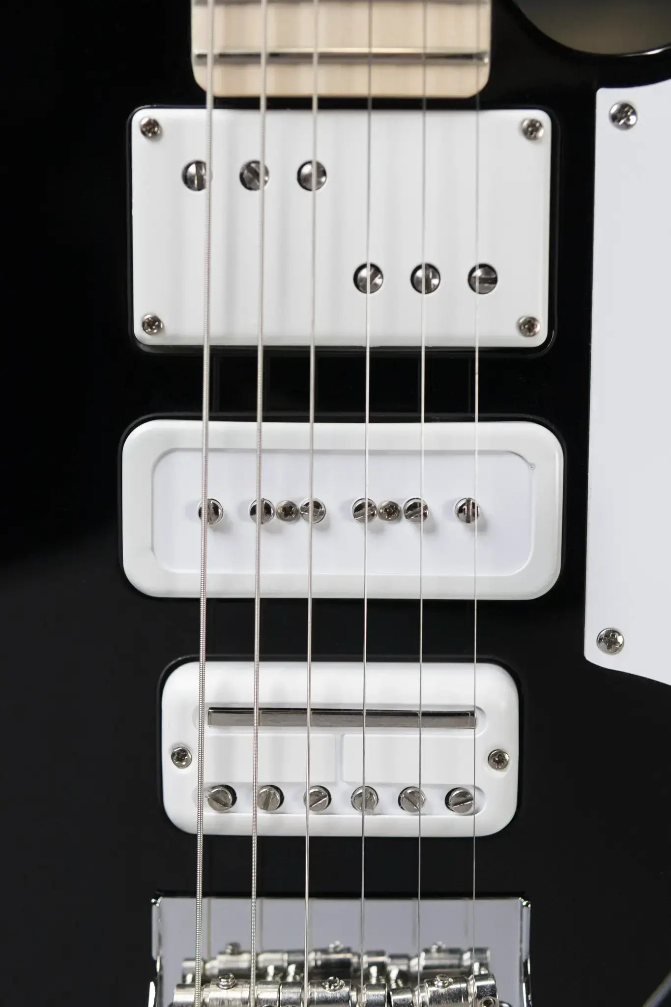 Fender Jack White Triplecaster Telecaster - Black with Hardshell Case - Demo
