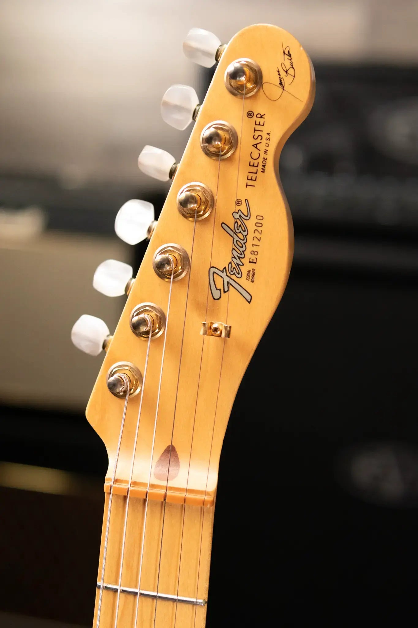 Fender James Burton Signature Model Telecaster Electric Guitar, Gold Paisley w/ Hardshell Case - Used