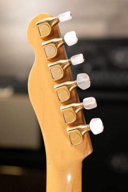 Fender James Burton Signature Model Telecaster Electric Guitar, Gold Paisley with Hardshell Case - Used