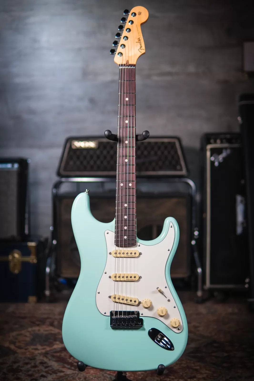 Fender Custom Shop Jeff Beck Signature Stratocaster Electric Guitar - Surf Green with Hardshell Case - Floor Model