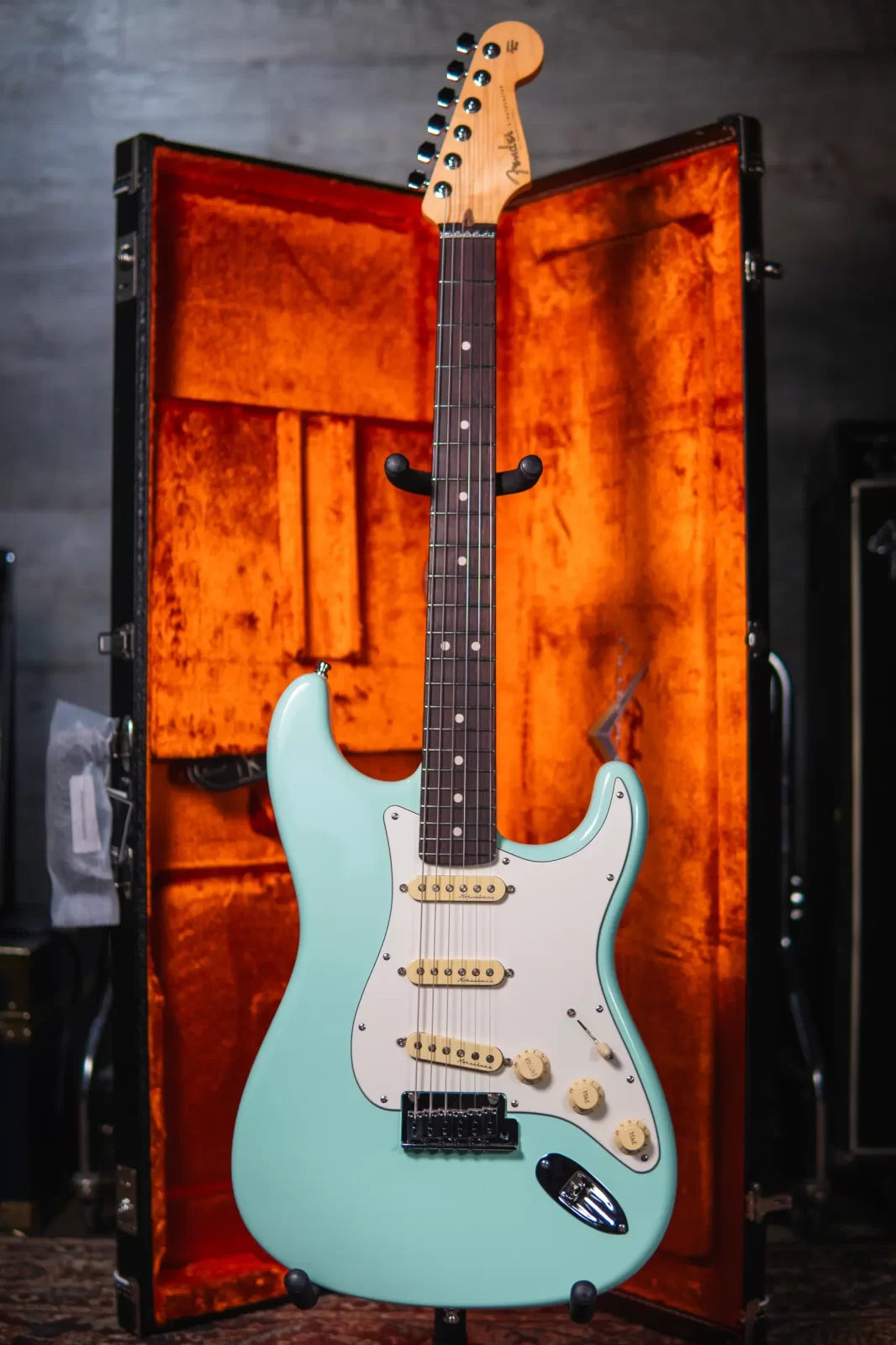 Fender Custom Shop Jeff Beck Signature Stratocaster Electric Guitar - Surf Green with Hardshell Case - Floor Model