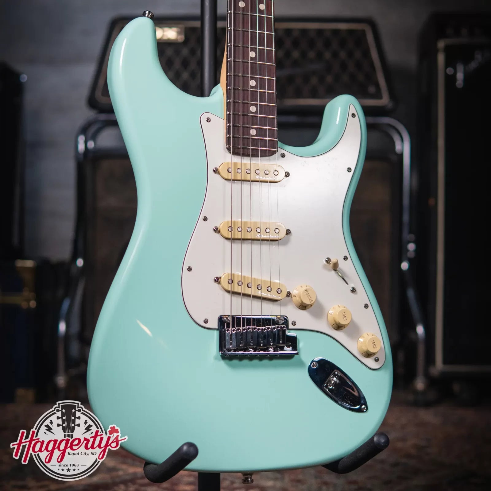 Fender Custom Shop Jeff Beck Signature Stratocaster Electric Guitar - Surf Green with Hardshell Case - Floor Model