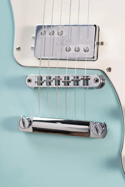 Fender Kingfish Delta Day Telecaster Deluxe Electric Guitar - Daphne Blue with Hardshell Case