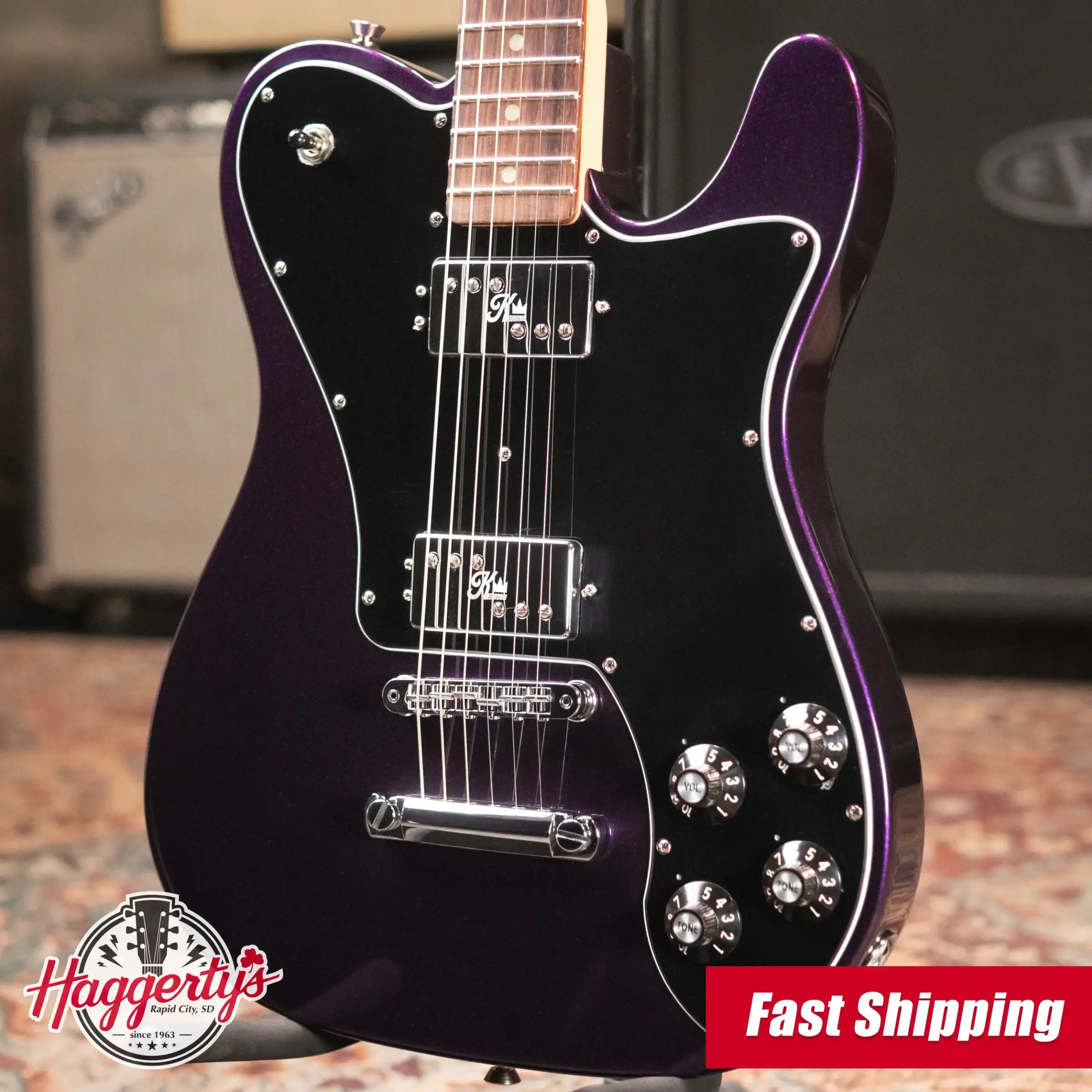 Fender Kingfish Signature Telecaster Deluxe Electric Guitar - Mississippi Midnight with Hardshell Case - Used