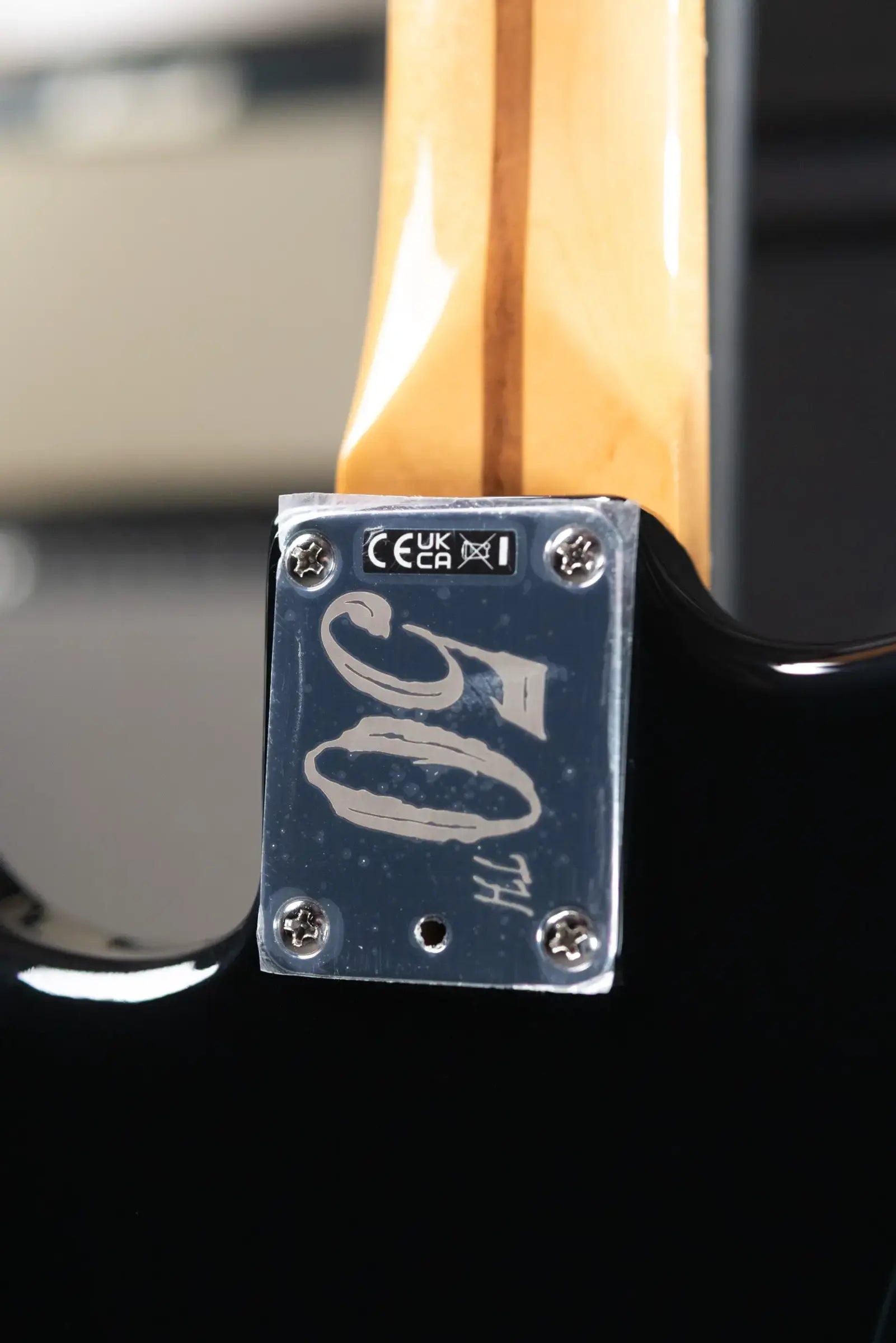 Fender Limited Edition 50th Anniversary Dave Murray Stratocaster Electric Guitar - Black with Gig Bag