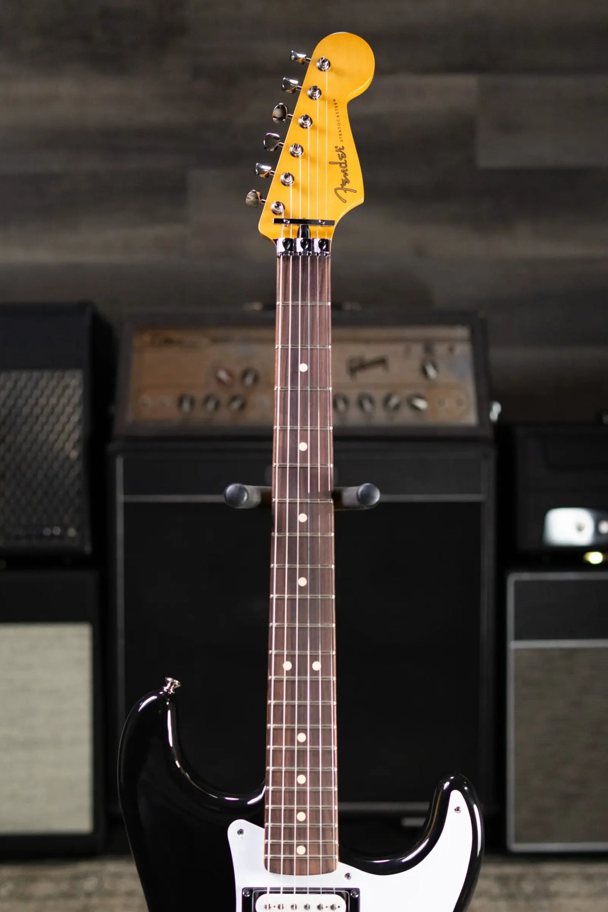 Fender Limited Edition 50th Anniversary Dave Murray Stratocaster Electric Guitar - Black with Gig Bag