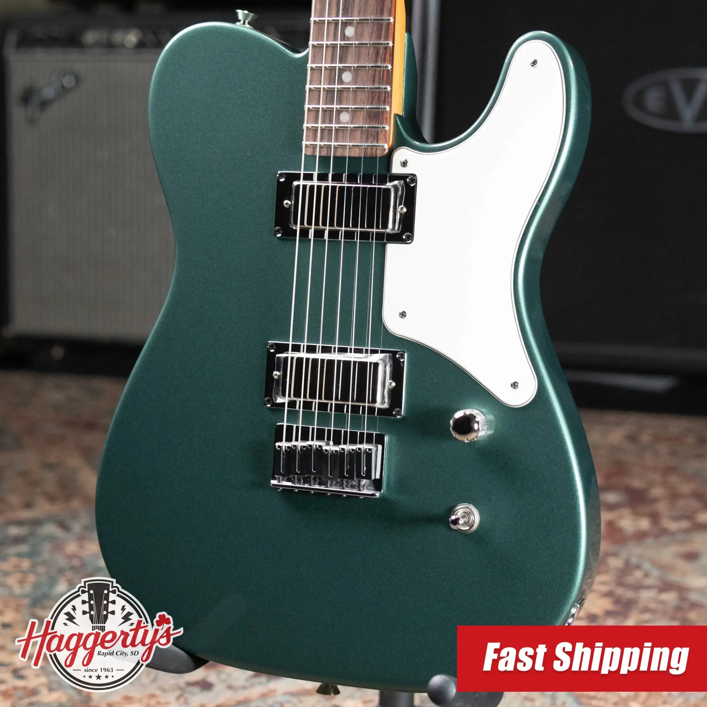 Fender Limited Edition American Cabronita Special Telecaster Electric Guitar - Sherwood Green Metallic with Hardshell Case