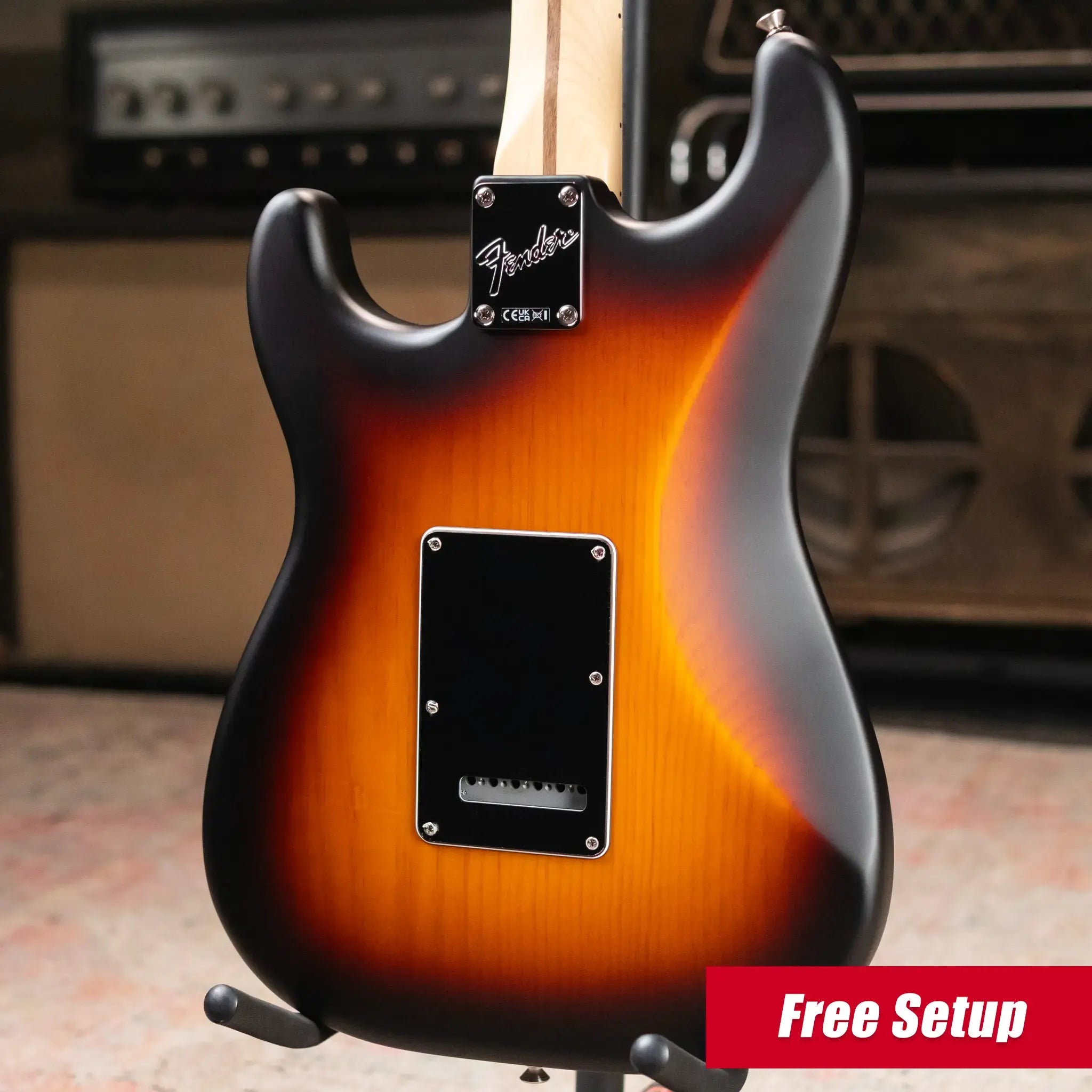 Fender Limited Edition American Performer Timber Stratocaster Electric Guitar - 2-Color Sunburst with Gig Bag