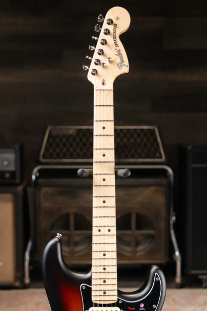 Fender Limited Edition American Performer Timber Stratocaster Electric Guitar - 2-Color Sunburst with Gig Bag
