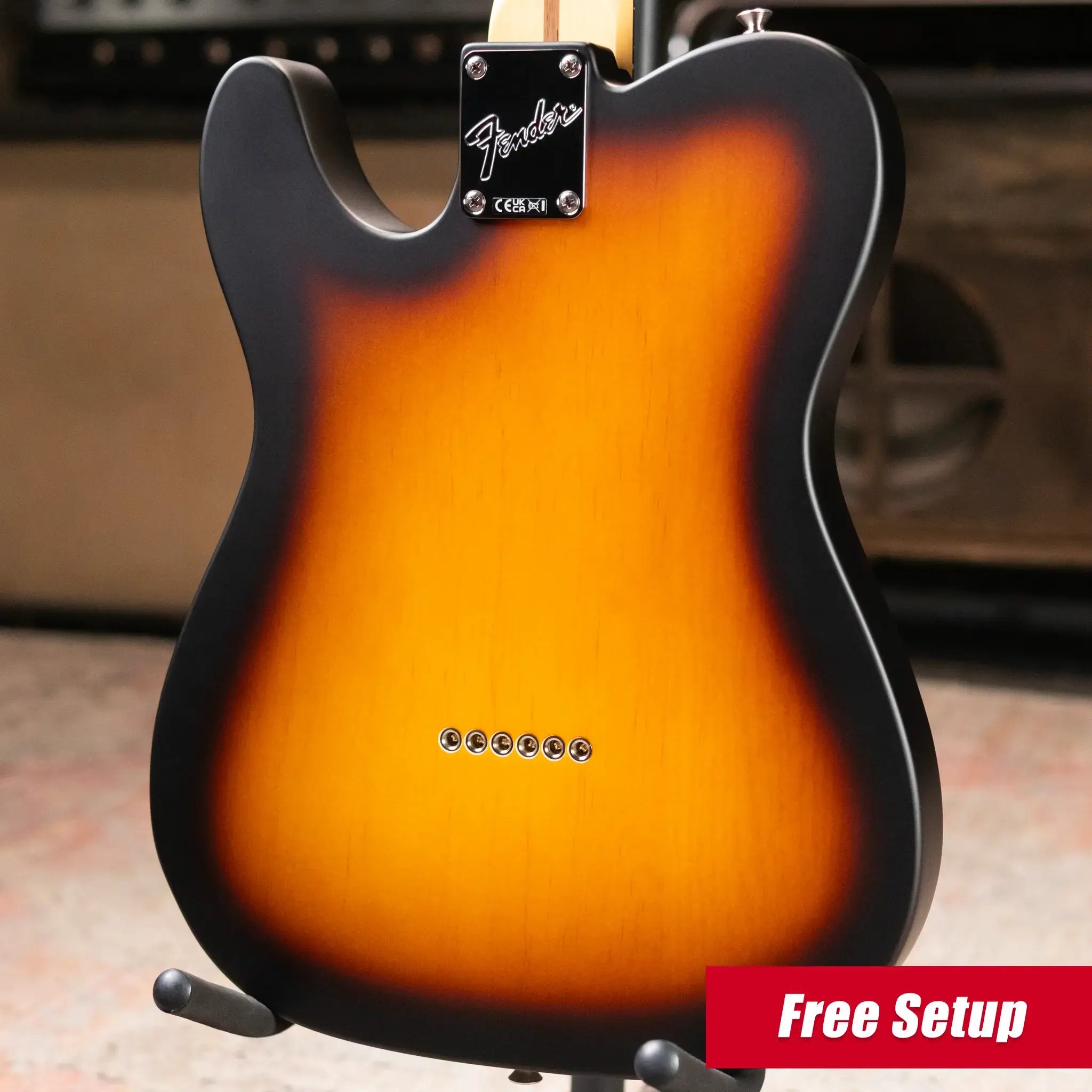 Fender Limited Edition American Performer Timber Telecaster Electric Guitar - 2-Color Sunburst with Gig Bag