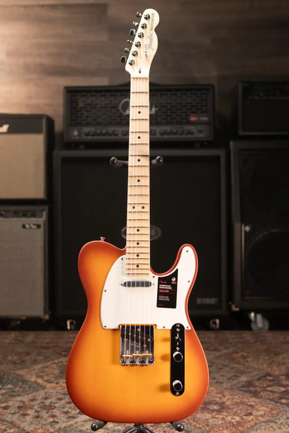 Fender Limited Edition American Performer Timber Telecaster - Honey Burst with Deluxe Gig Bag