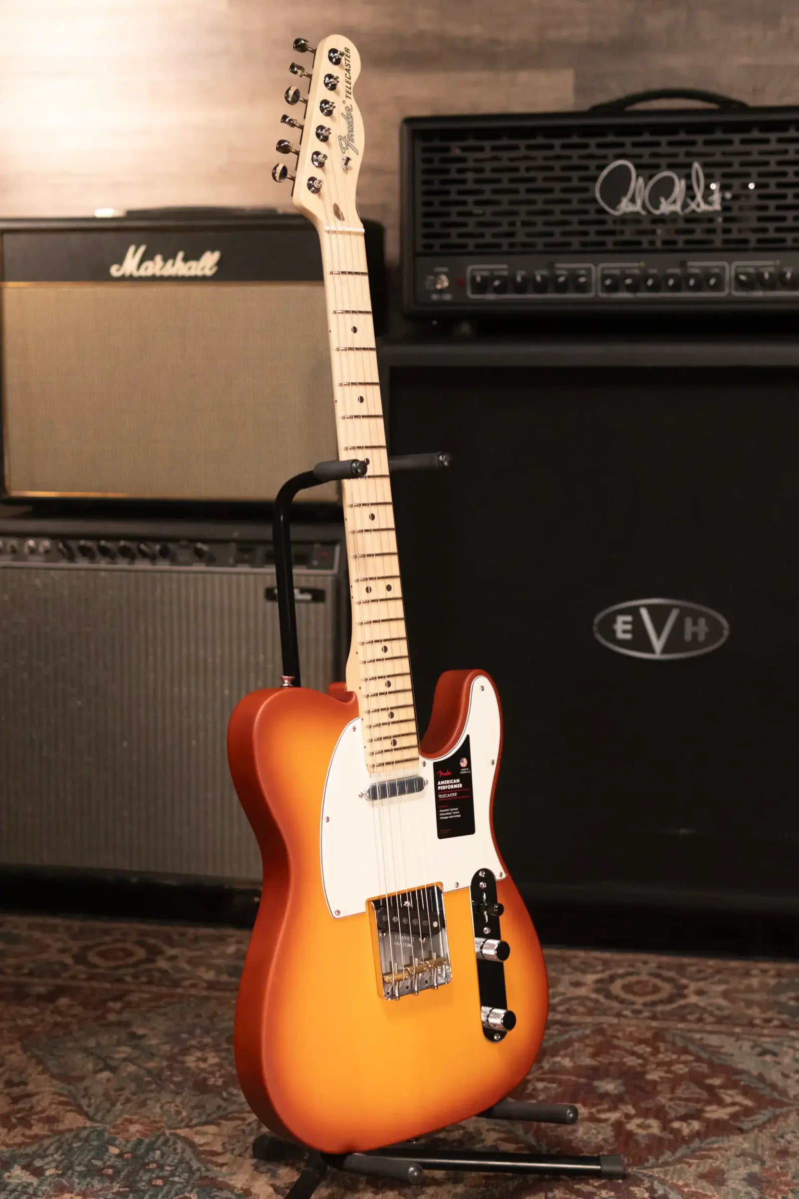 Fender Limited Edition American Performer Timber Telecaster - Honey Burst with Deluxe Gig Bag