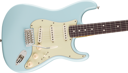 Fender Limited Edition American Professional Classic Stratocaster Electric Guitar Featuring the Fender Silent System - Daphne Blue with Gig Bag