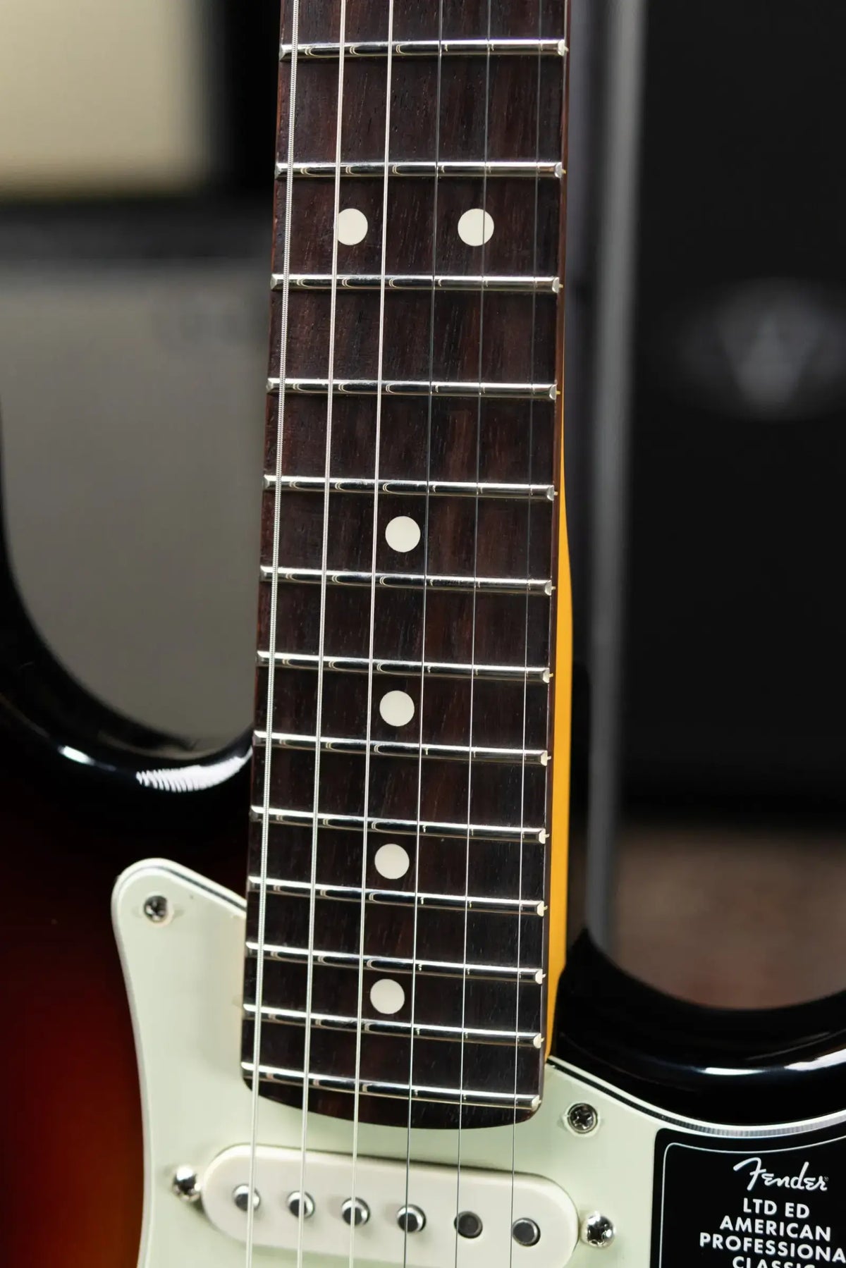 Fender Limited Edition American Professional Classic Stratocaster Electric Guitar Featuring the Silent Circuit - 3-Color Sunburst with Gig Bag