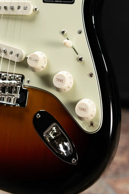 Fender Limited Edition American Professional Classic Stratocaster Electric Guitar - Featuring the Silent System - 3-Color Sunburst with Gig Bag