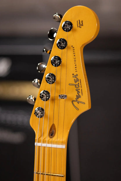 Fender Limited Edition American Professional Classic Stratocaster Electric Guitar - Featuring the Silent System - Olympic White with Gig Bag