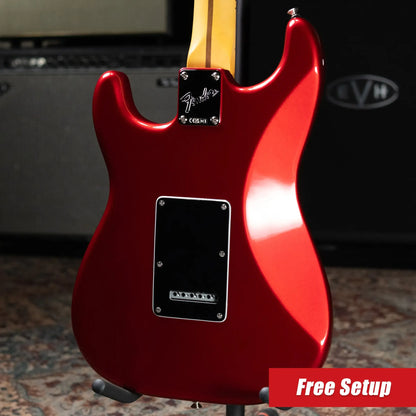 Fender Limited Edition American Professional Classic Stratocaster Electric Gutiar Featuring the Silent System - Candy Apple Red with Gig Bag