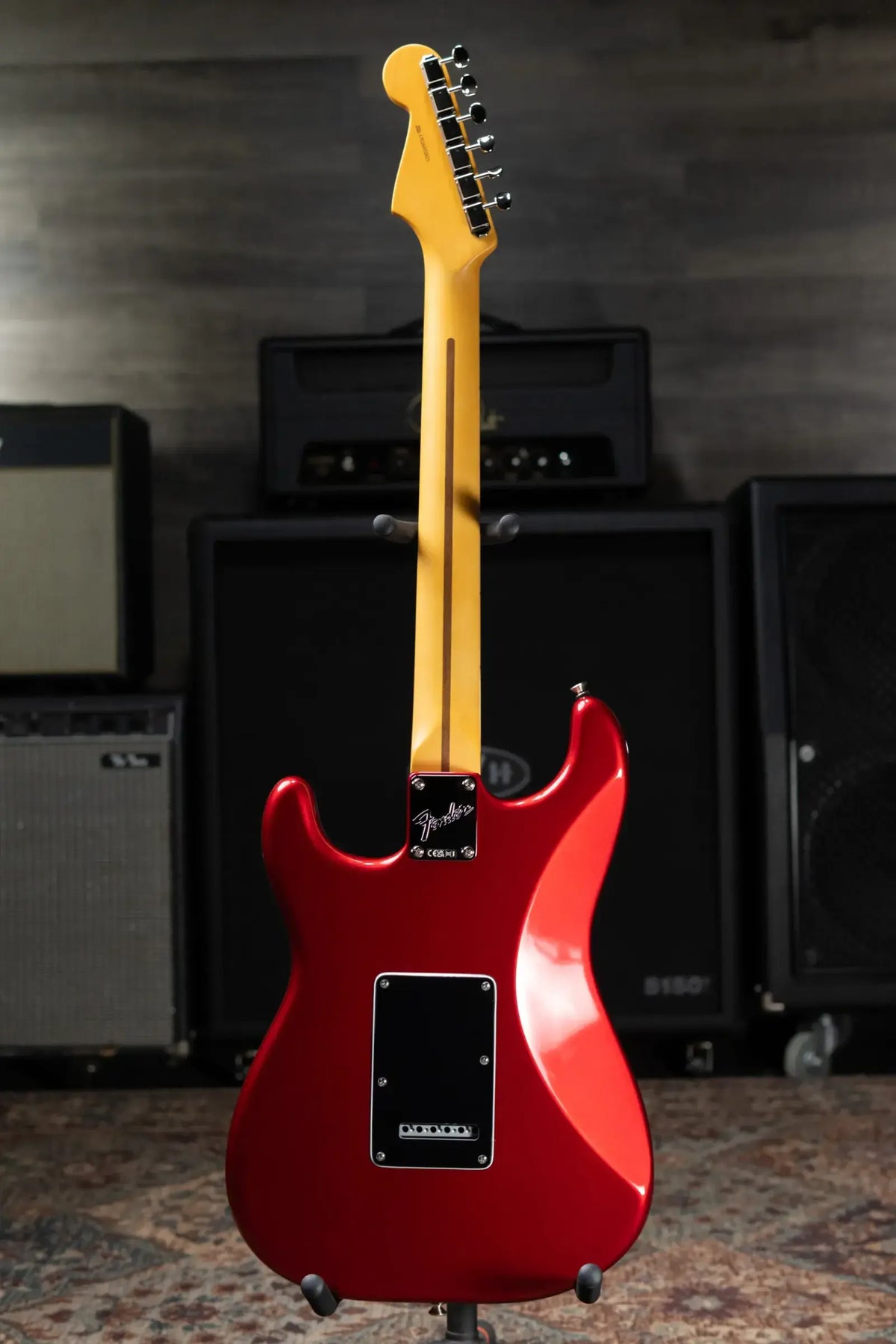 Fender Limited Edition American Professional Classic Stratocaster Electric Gutiar Featuring the Silent System - Candy Apple Red with Gig Bag