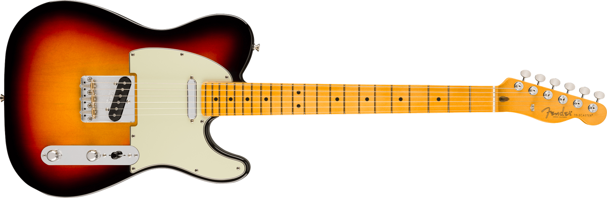 Fender Limited Edition American Professional Classic Telecaster Electric Guitar Featuring the Fender Silent System - 3-Color Sunburst with Gig Bag
