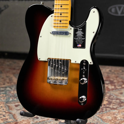 Fender Limited Edition American Professional Classic Telecaster Electric Guitar Featuring the Fender Silent System - 3-Color Sunburst with Gig Bag