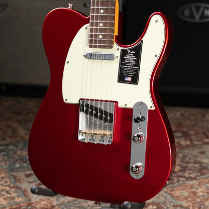 Fender Limited Edition American Professional Classic Telecaster Electric Guitar Featuring the Fender Silent System - Candy Apple Red with Gig Bag
