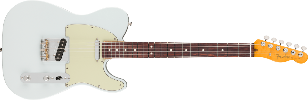 Fender Limited Edition American Professional Classic Telecaster Electric Guitar Featuring the Fender Silent System - Sonic Blue with Gig Bag