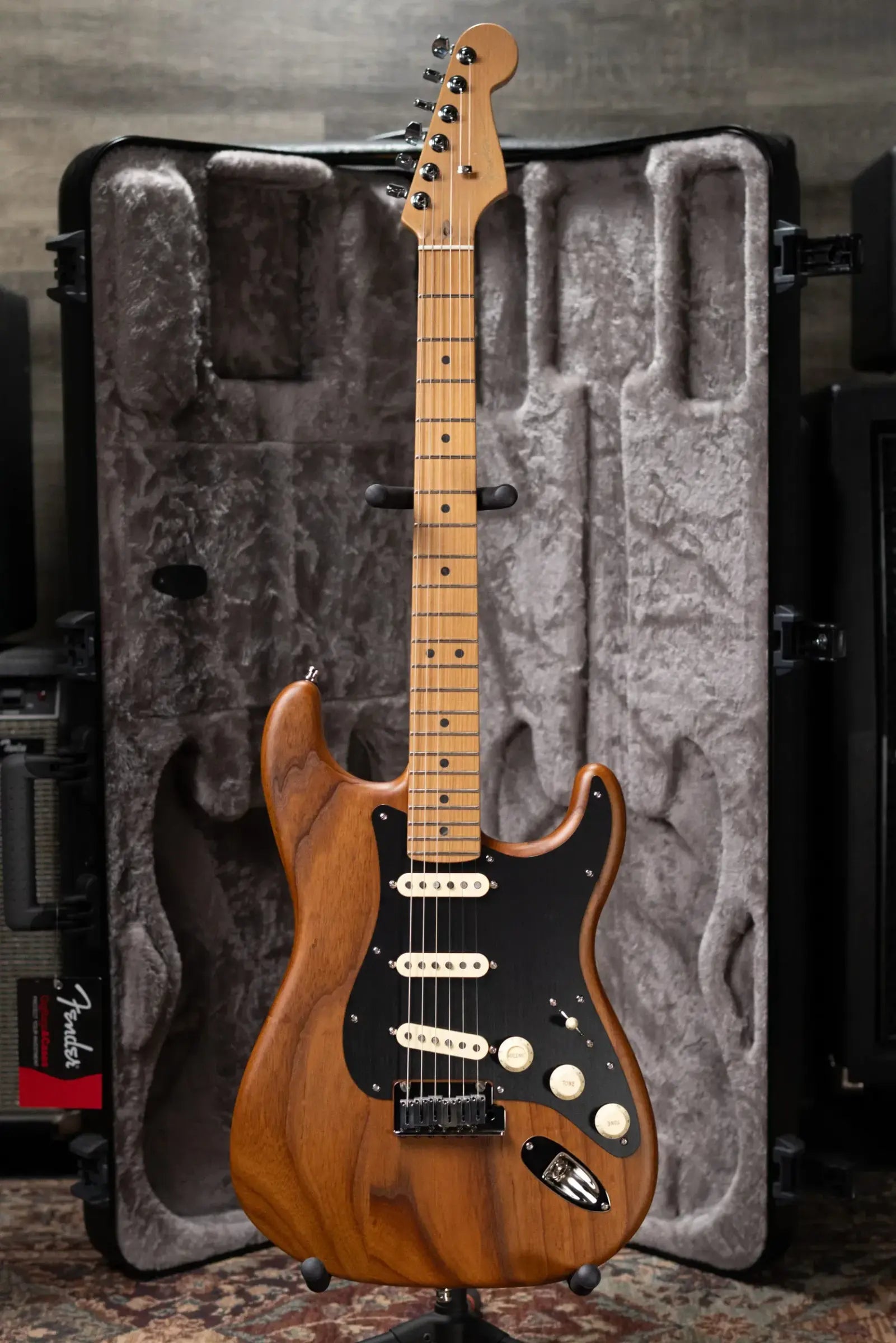 Fender Limited Edition American Ultra II Stratocaster Electric Guitar - Natural with Hardshell Case