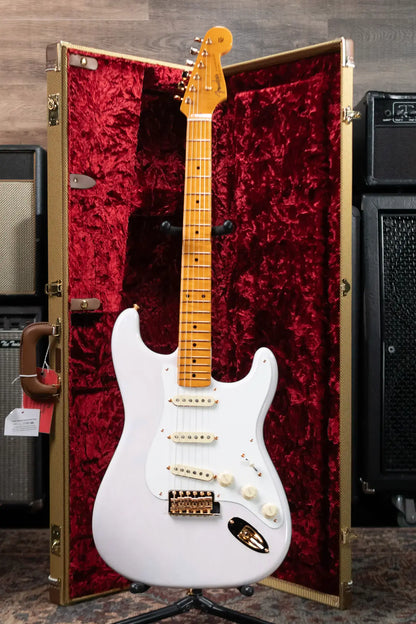 Fender Limited Edition American Vintage II 1957 Stratocaster Electric Guitar - White Blonde with Hardshell Case