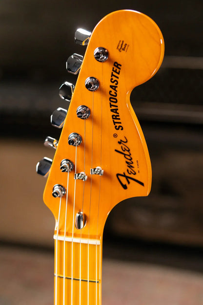 Fender Limited Edition American Vintage II '73 Stratocaster Electric Guitar, Maple Fingerboard - Olympic White with Hardshell Case