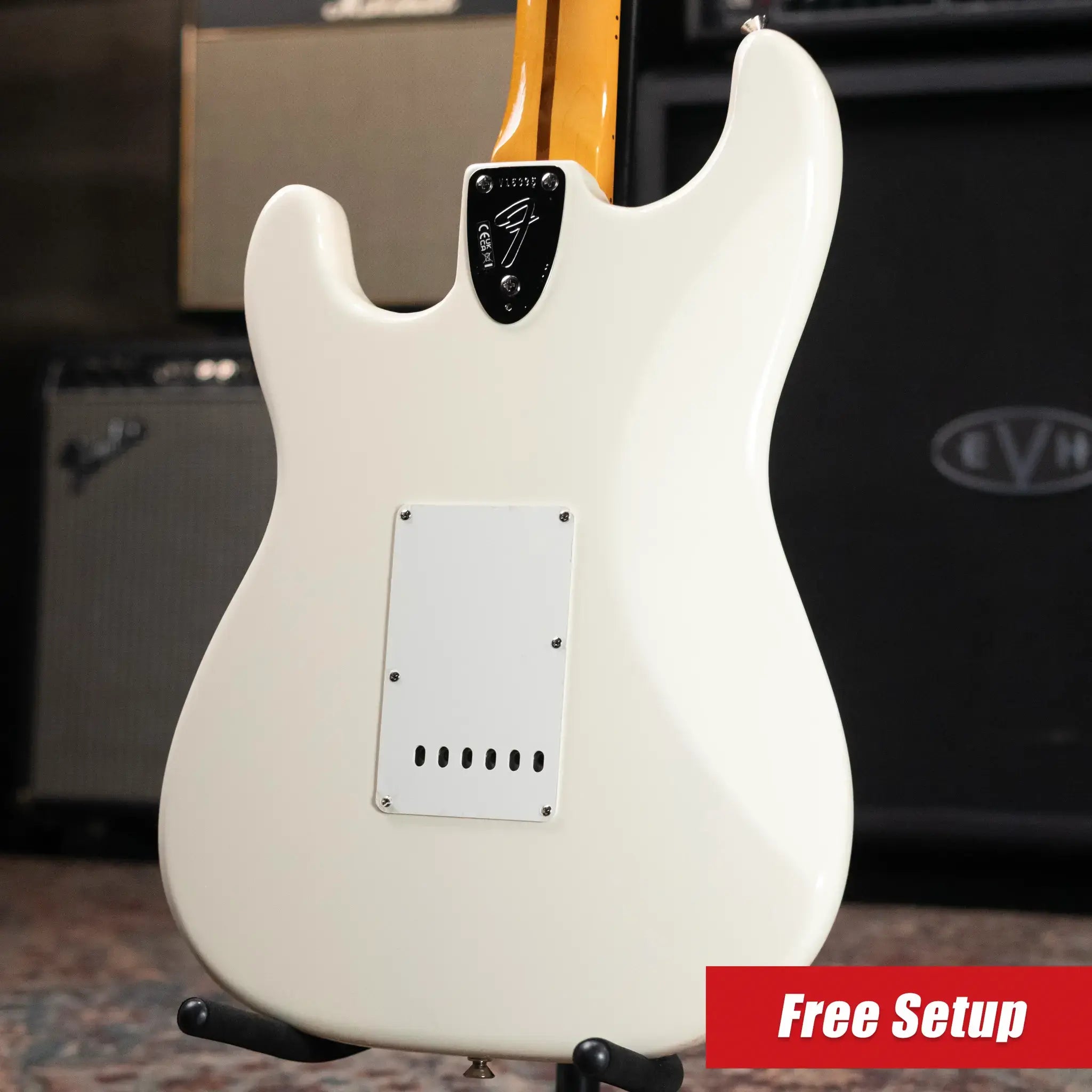 Fender Limited Edition American Vintage II '73 Stratocaster Electric Guitar - Olympic White with Hardshell Case