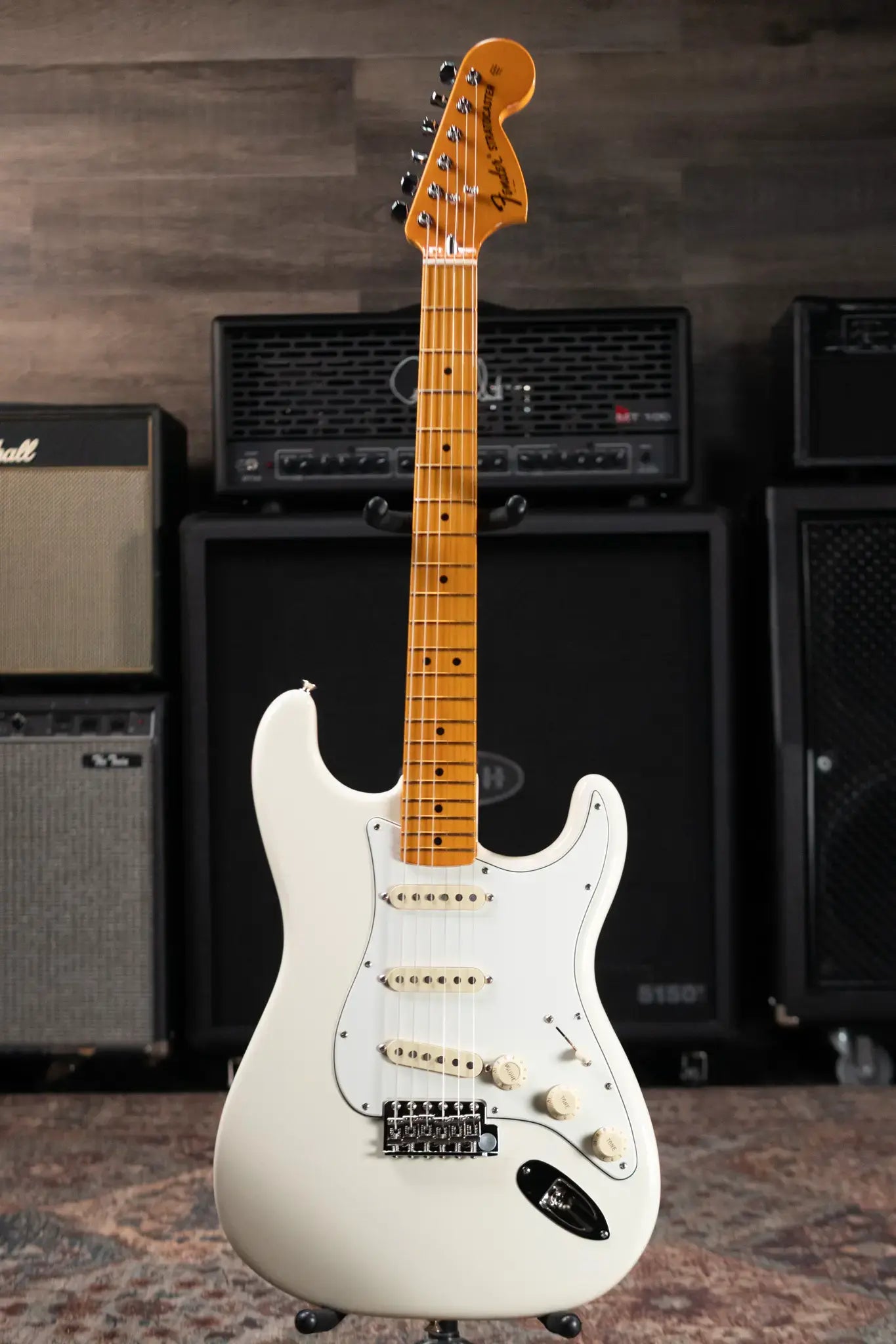 Fender Limited Edition American Vintage II '73 Stratocaster Electric Guitar - Olympic White with Hardshell Case