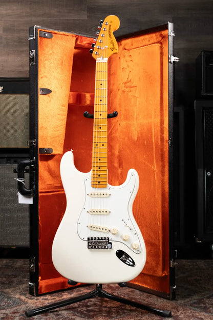 Fender Limited Edition American Vintage II '73 Stratocaster Electric Guitar - Olympic White with Hardshell Case