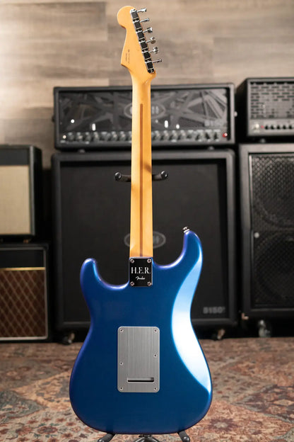 Fender Limited Edition H.E.R. Stratocaster Electric Guitar, Blue Marlin with Gig Bag - Used