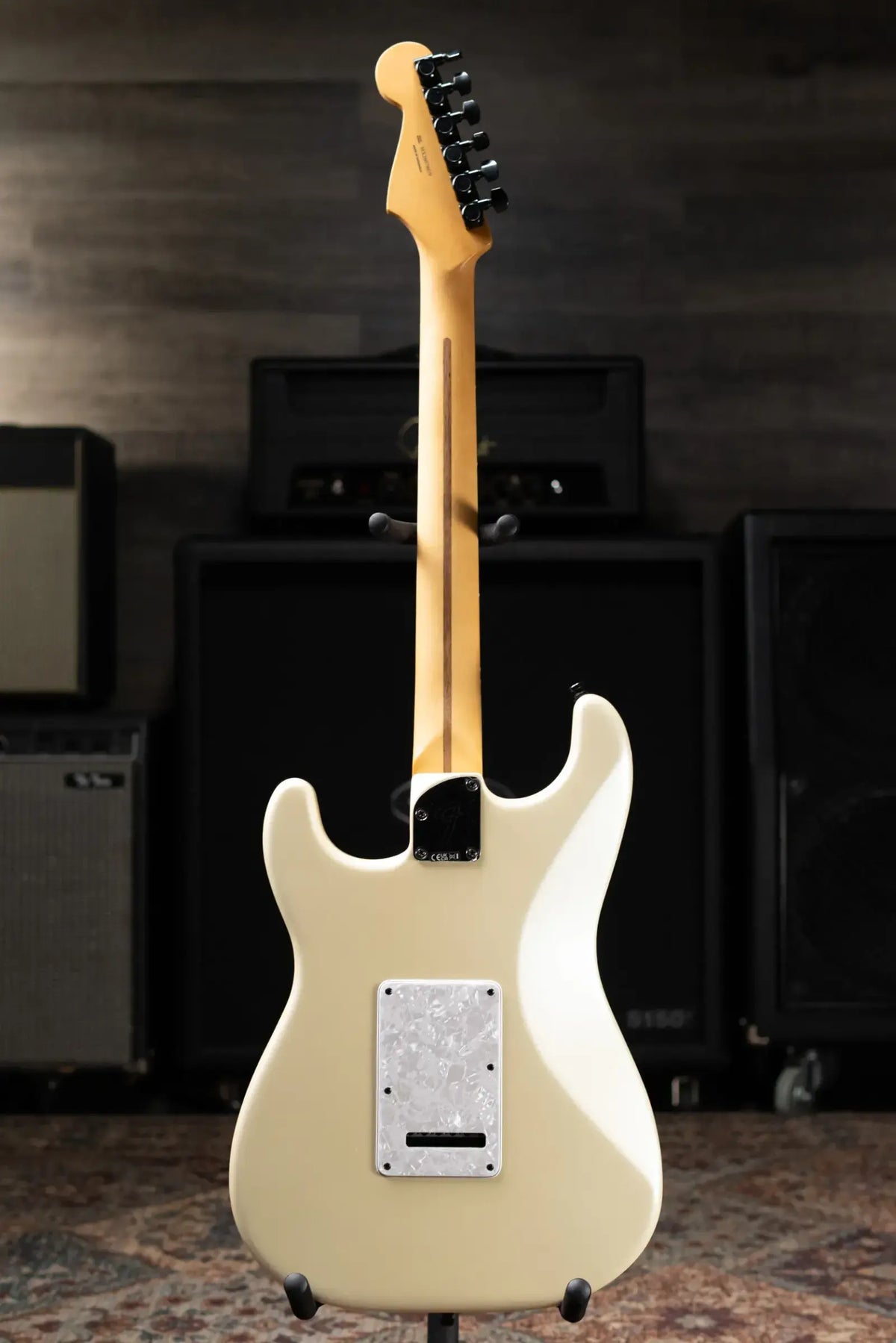 Fender Limited Edition Player Fusion HSS Stratocaster Electric Guitar - Olympic Pearl with Gig Bag