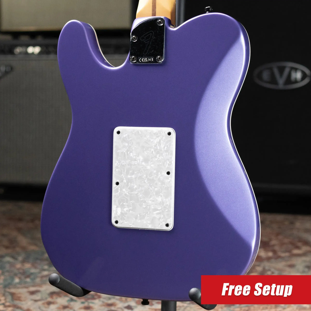 Fender Limited Edition Player Fusion Telecaster HH Floyd Rose Electric Guitar - Aura Metallic with Gig Bag