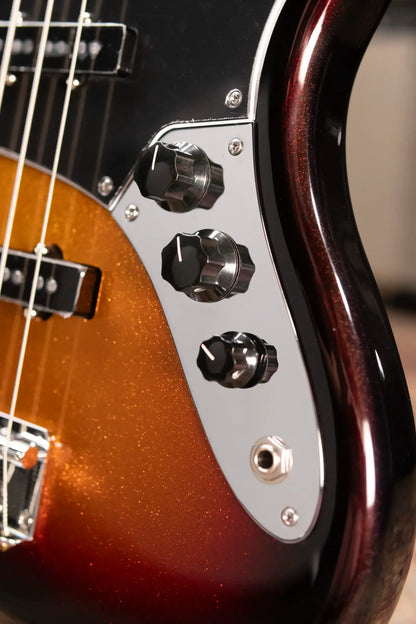 Fender Limited Edition Player II Jazz Bass, Rosewood Fingerboard - Sparkle 3-Color Sunburst
