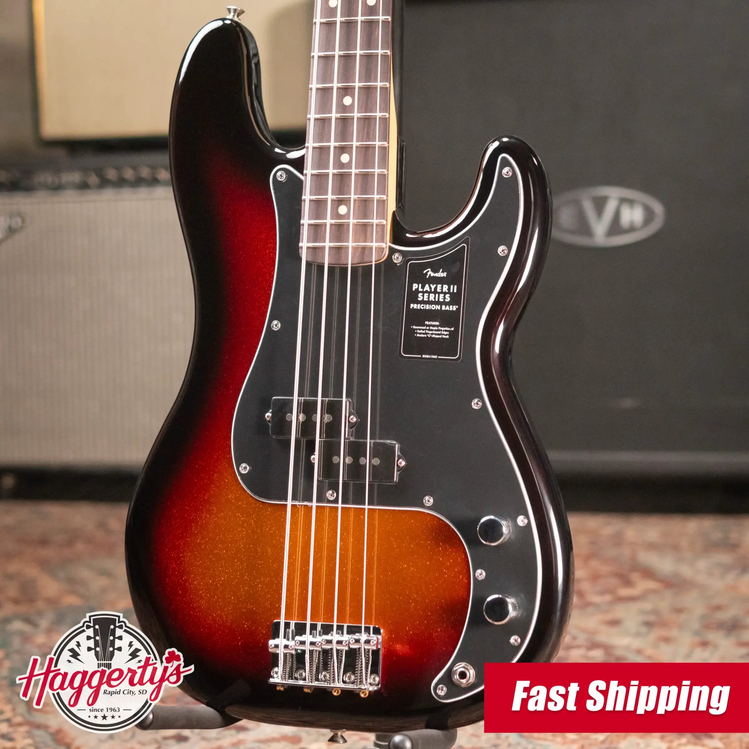 Fender Limited Edition Player II Precision Bass - Sparkle 3-Color Sunburst