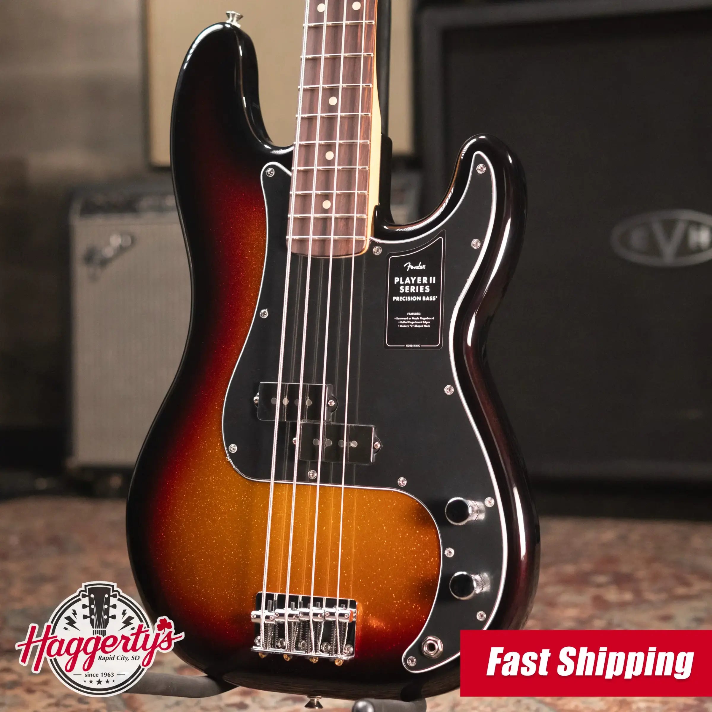 Fender Limited Edition Player II Precision Bass - Sparkle 3-Color Sunburst