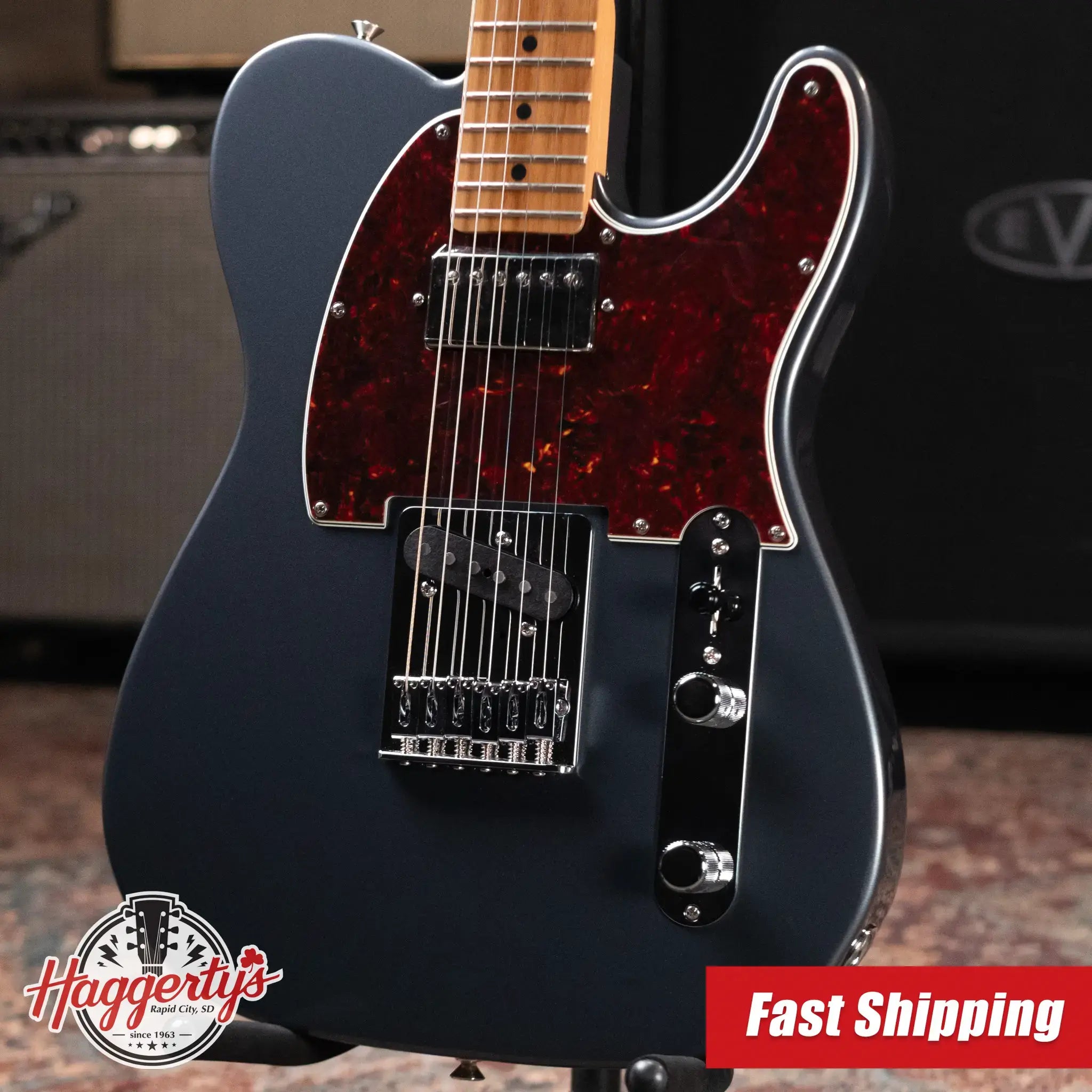 Fender Limited Edition Player II Telecaster Roasted Maple Fingerboard Electric Guitar - Charcoal Frost Metallic
