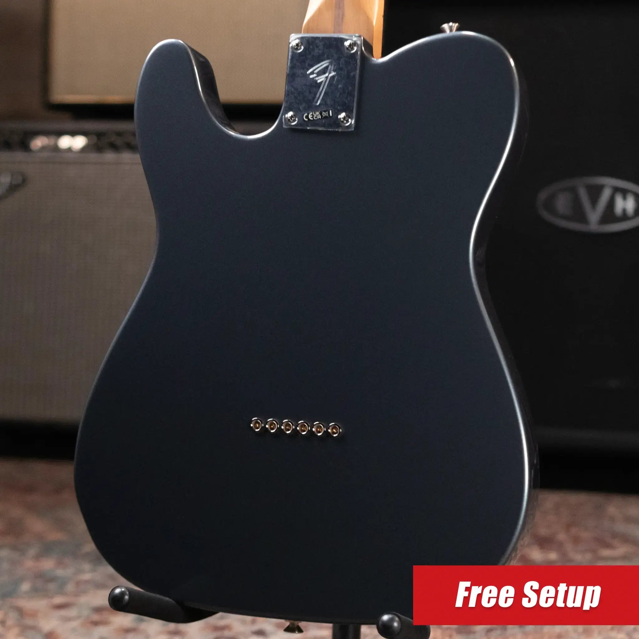 Fender Limited Edition Player II Telecaster Roasted Maple Fingerboard Electric Guitar - Charcoal Frost Metallic