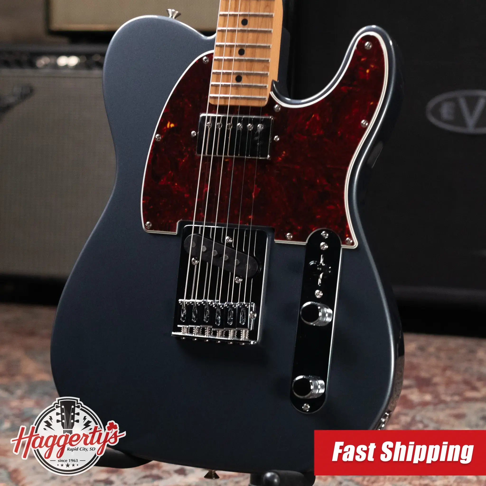 Fender Limited Edition Player II Telecaster Roasted Maple Fingerboard Electric Guitar - Charcoal Frost Metallic