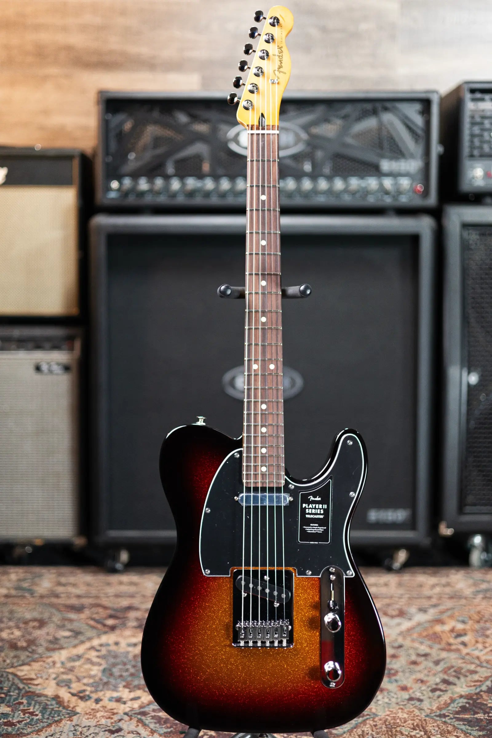 Fender Limited Edition Player II Telecaster, Rosewood Fingerboard - Sparkle 3-Color Sunburst