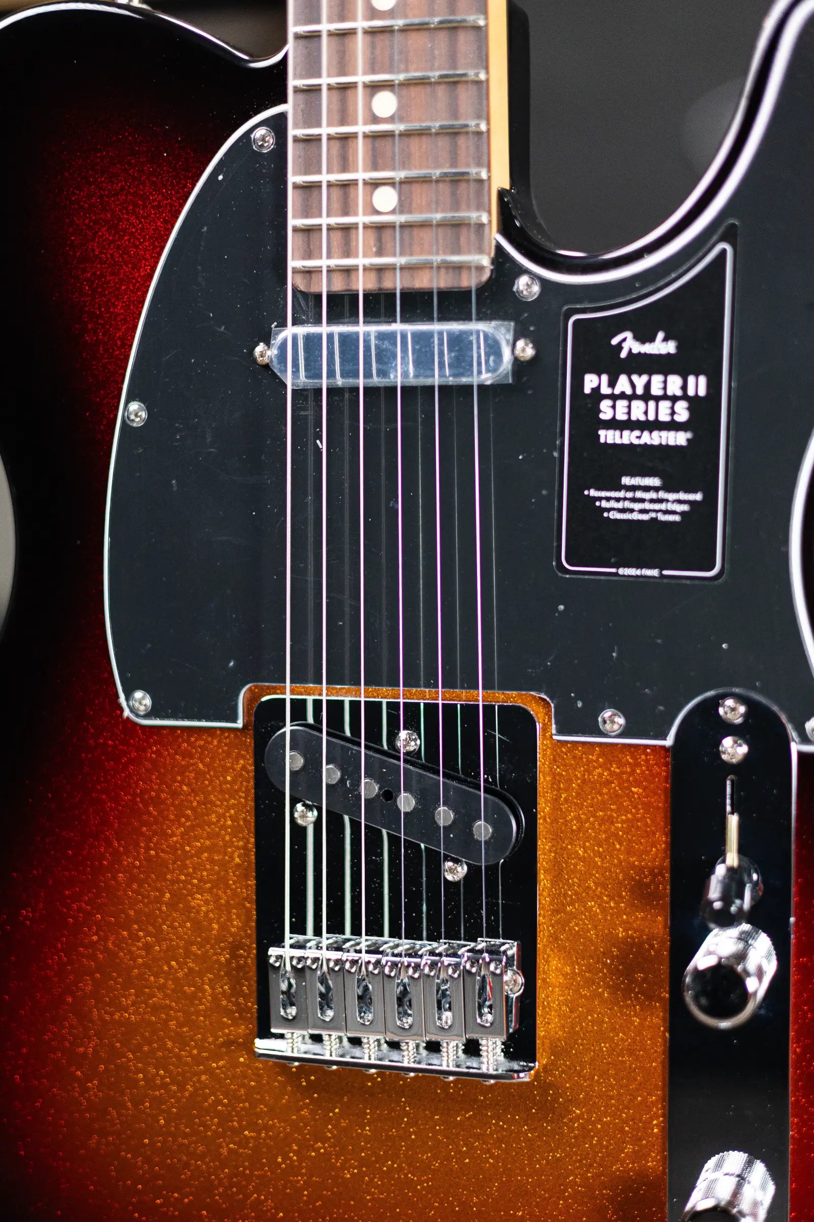Fender Limited Edition Player II Telecaster, Rosewood Fingerboard - Sparkle 3-Color Sunburst