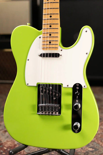 Fender Limited Edition Player Series Telecaster, Electron Green w/ Hardshell Case - Used