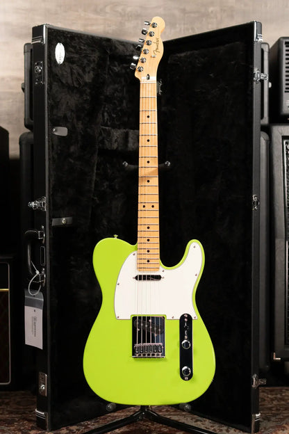 Fender Limited Edition Player Series Telecaster, Electron Green w/ Hardshell Case - Used