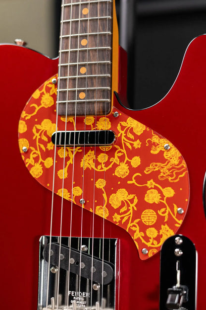 Fender Limited Edition Raphael Saadiq Telecaster - Dark Metallic Red with Hardshell Case - Used
