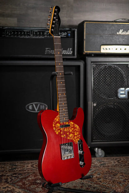Fender Limited Edition Raphael Saadiq Telecaster - Dark Metallic Red with Hardshell Case - Used