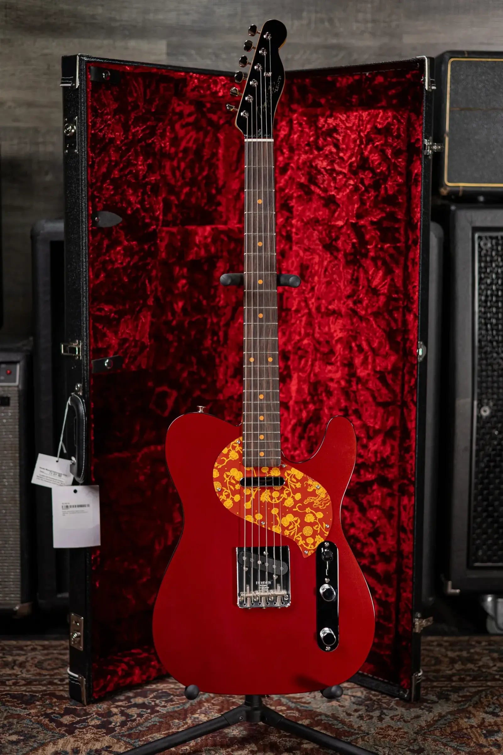 Fender Limited Edition Raphael Saadiq Telecaster - Dark Metallic Red with Hardshell Case - Used