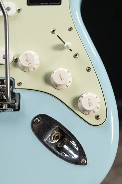 Fender Limited Edition Vintera II Road Worn '60S Stratocaster Electric Guitar - Sonic Blue with Hardshell Case