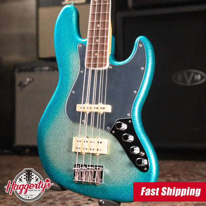 Fender Limited Player Plus X Blu DeTiger Jazz Bass - Sky Burst Sparkle with Gig Bag